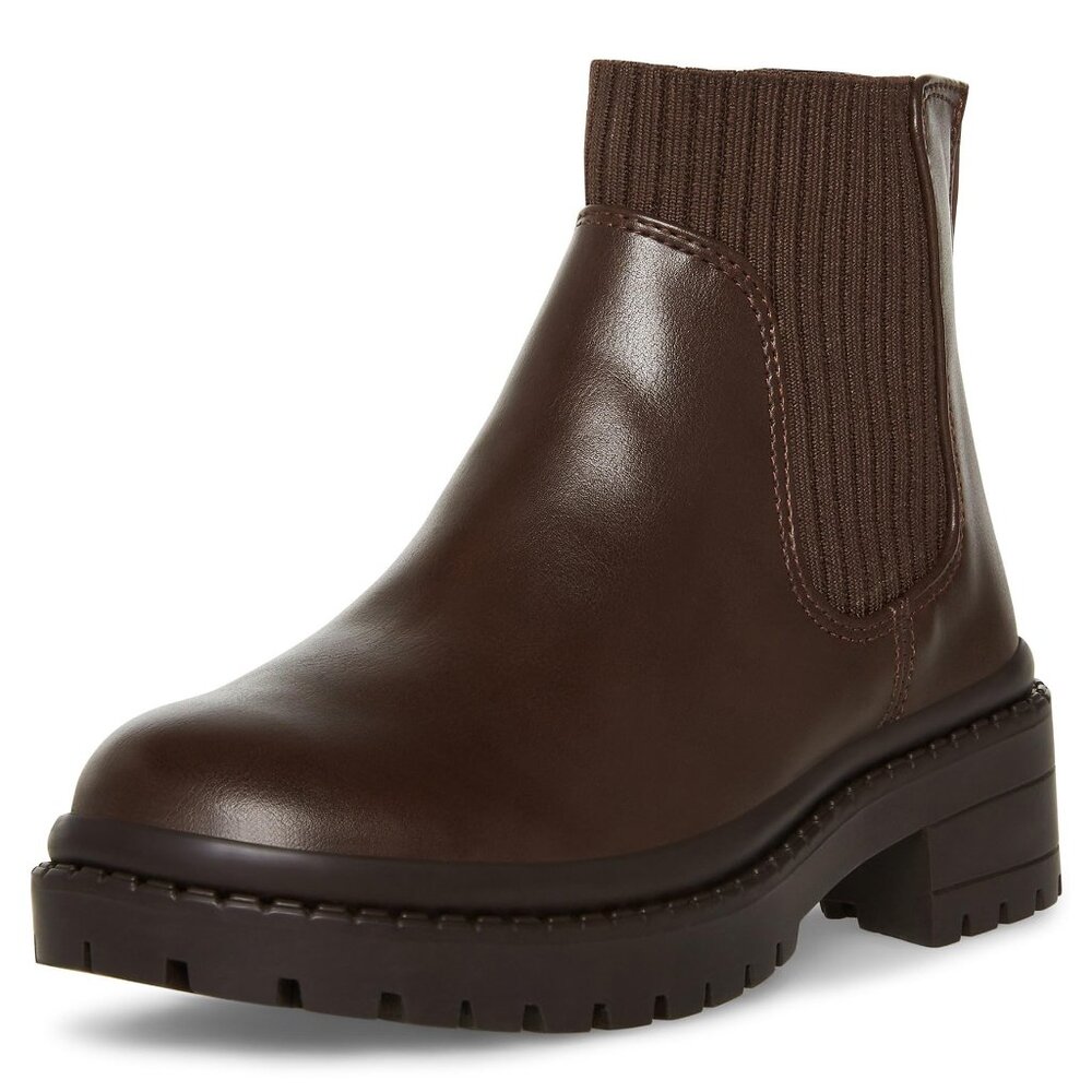 Steve Madden Girls Shoes Girls Hazzel Ankle Boot, Chocolate